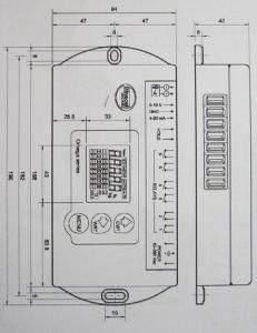 OMEGA 804, Auswerteeinheit USB mit Seilspannungsanzeige